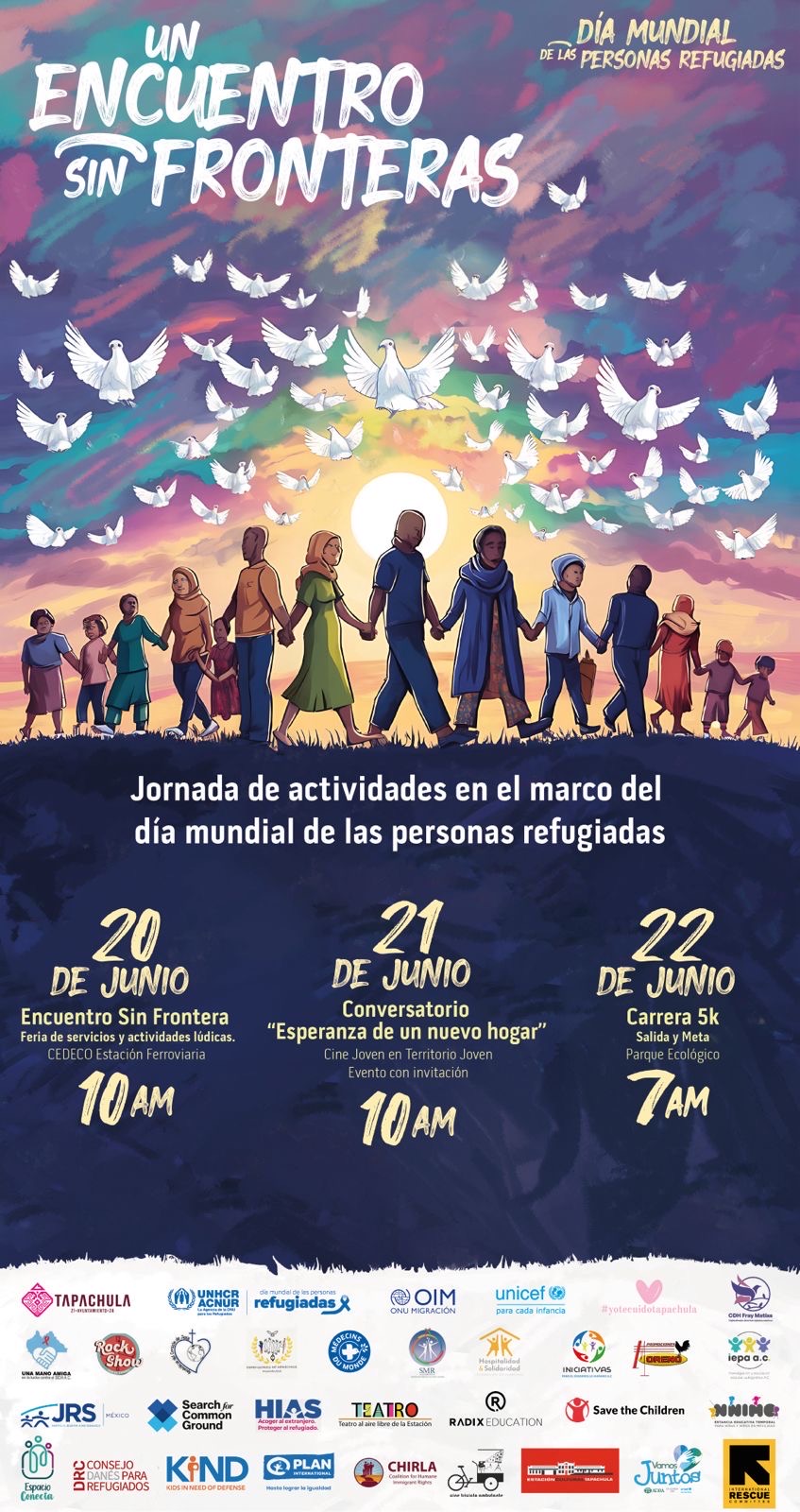 Eventos en Tapachula por el Día Mundial de las Personas Refugiadas